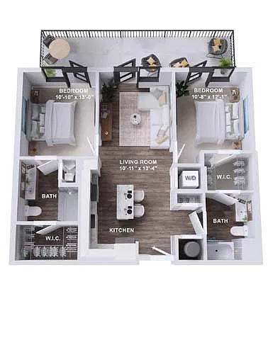 Floor plan B3B