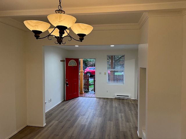 Dining and living space