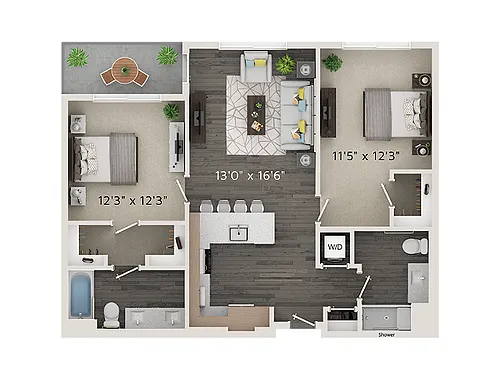Floor plan B2