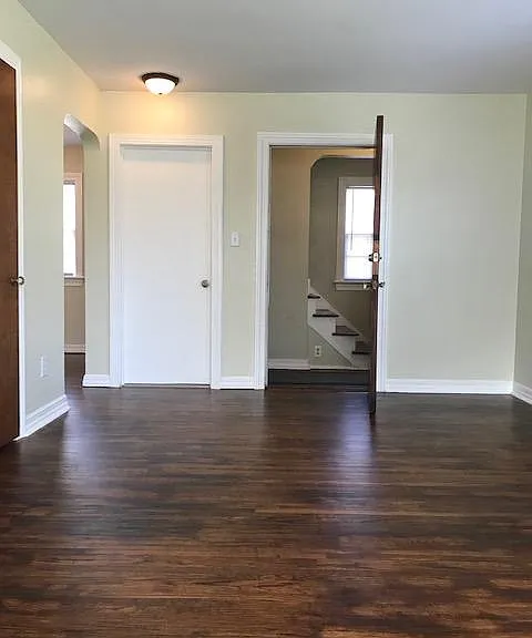 living room, looking out to front entry