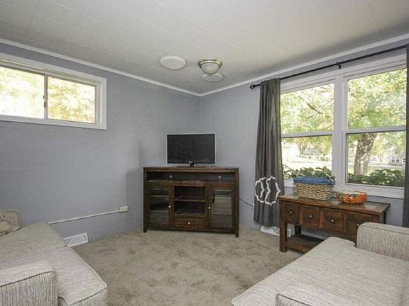 Living room with natural light