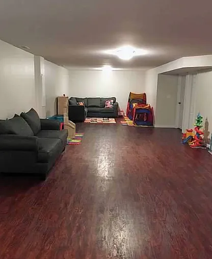 Open area in basement