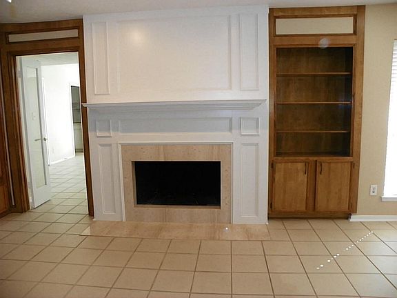  Wood Mantle with Marble surround