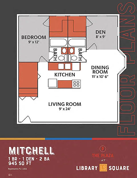Floor plan Mitchell
