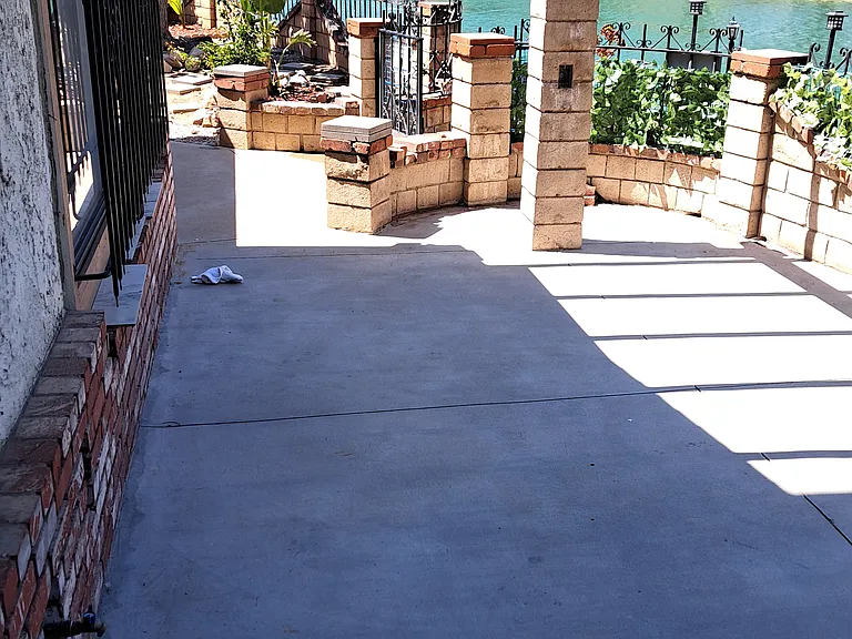 Back yard patio