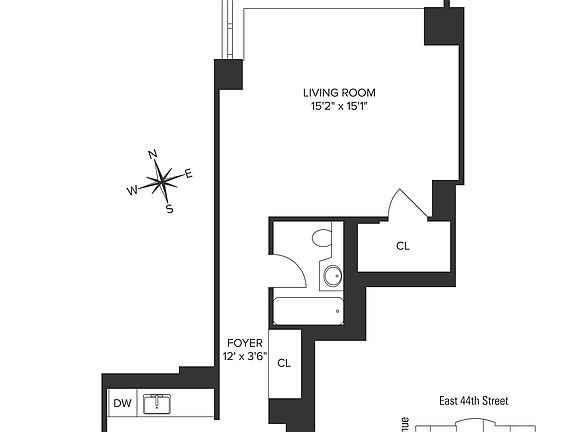2nd image of 150 E 44th St APT 7A