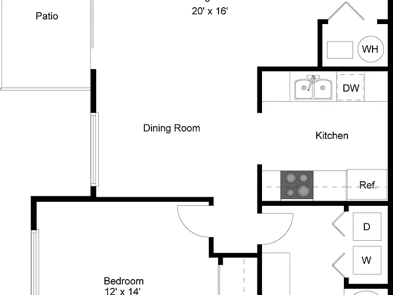 A1 floor plan Chazal Scottsdale
