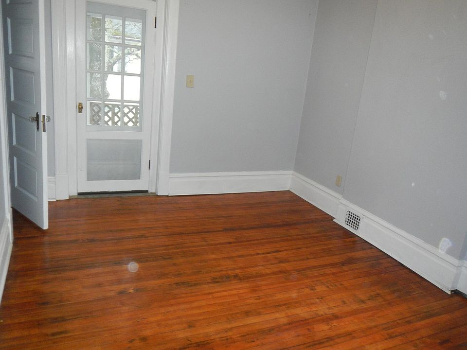 Bedroom looking onto porch