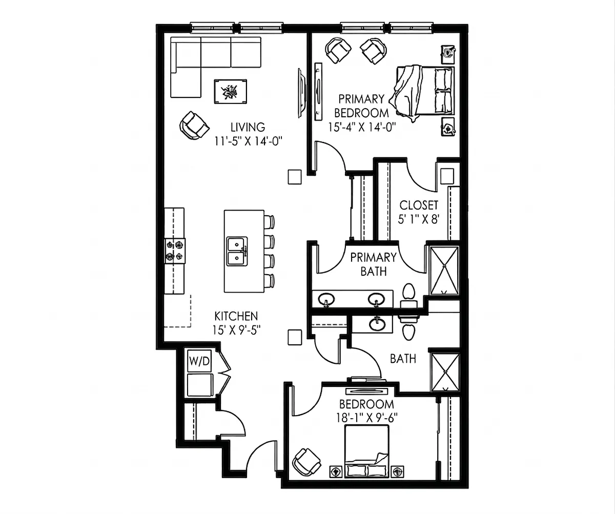 Floor plan Docks 3A