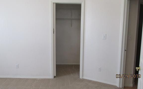 walk-in closet in Master bedroom