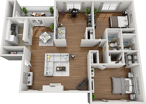 Floor plan B7