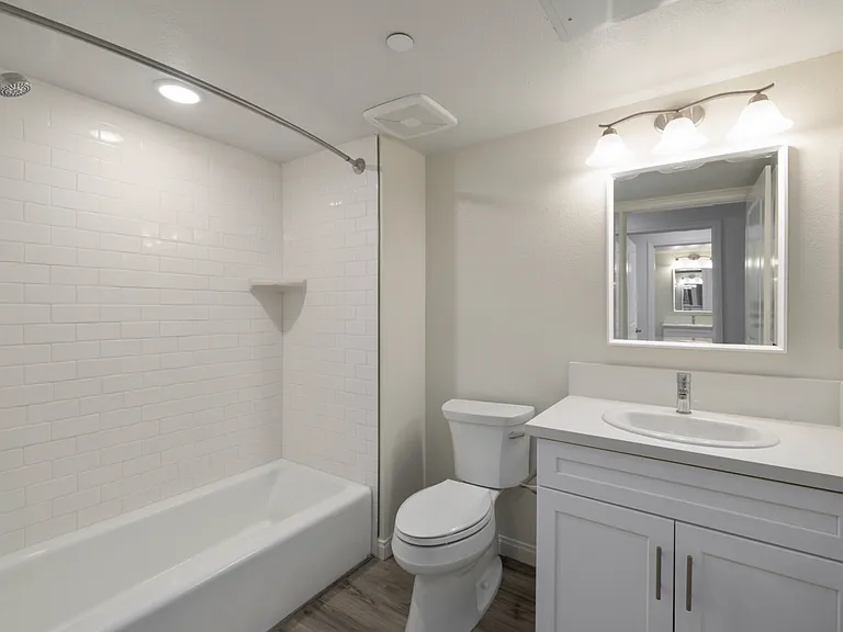 Hallway bathroom