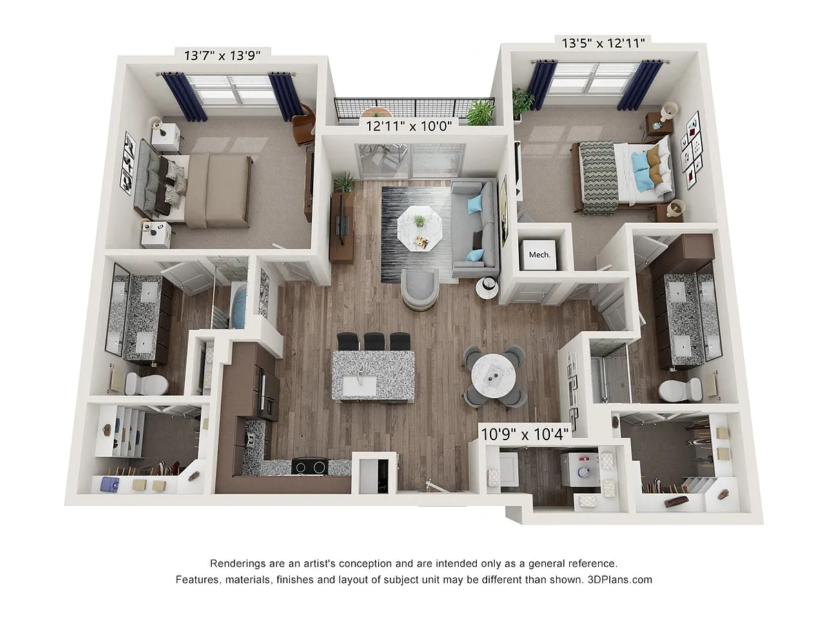 Floor plan B3