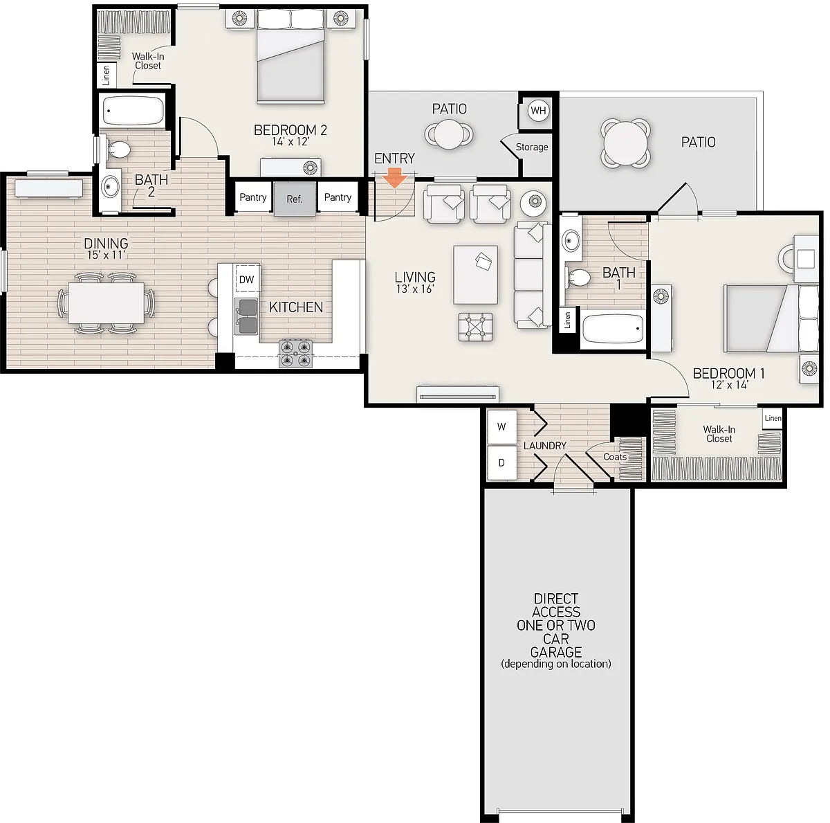 Floor plan Plan H