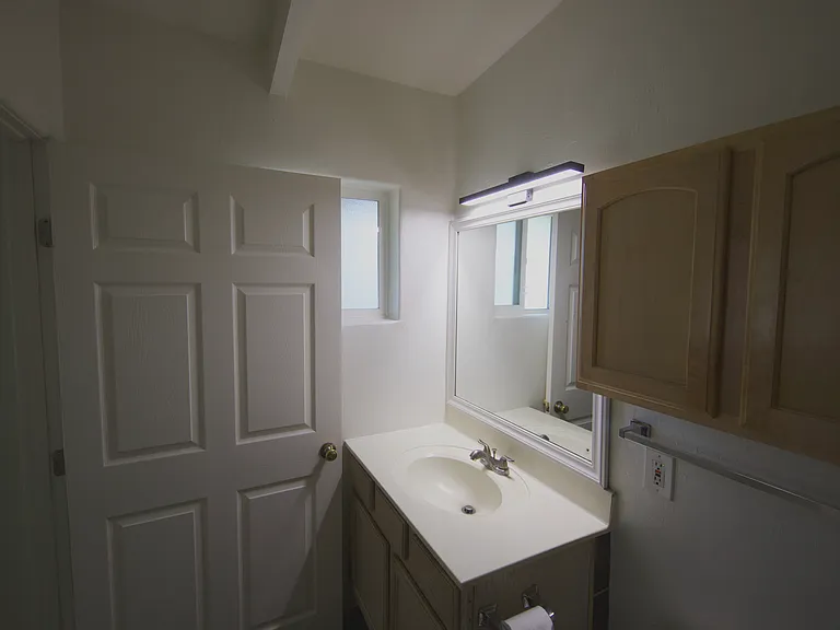 Master bathroom from walk-in shower