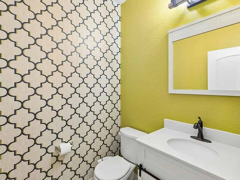 Downstairs half bath