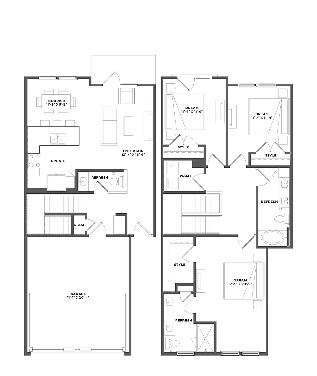 Floor plan TH1