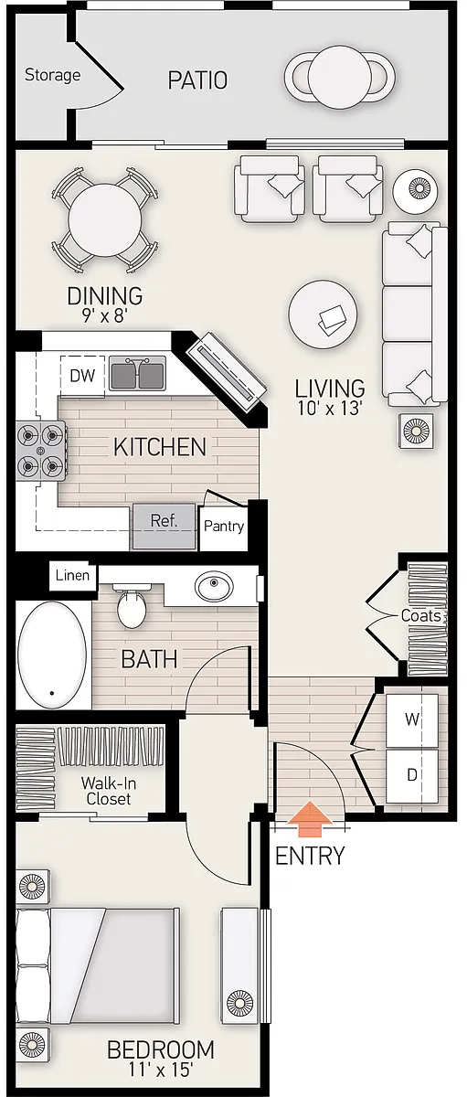 Floor plan Plan E