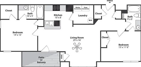 Elm 2 Bedroom Elm 2 Bedroom