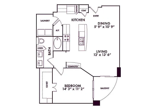 Floor plan A12