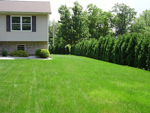 Front side view of property