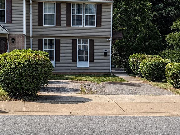 Side of the house from the street.