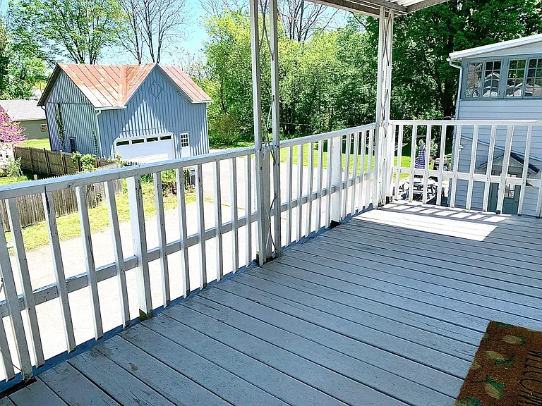 Covered, private patio