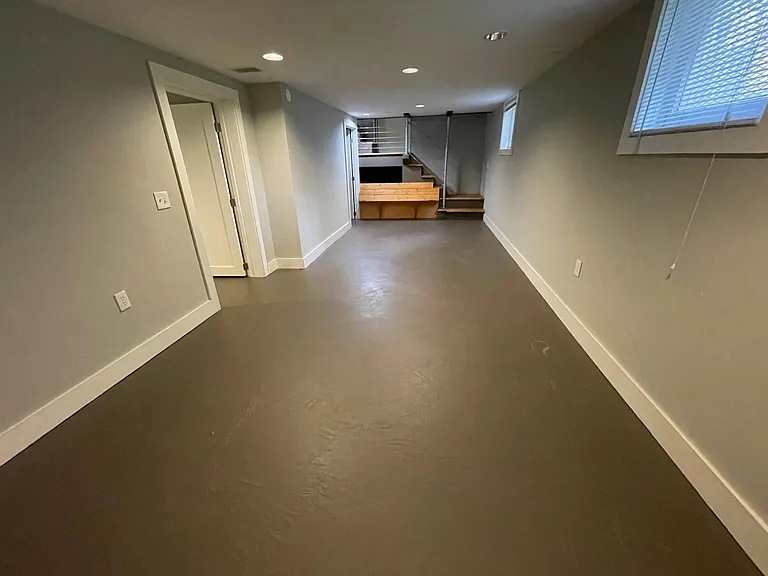 Basement space.