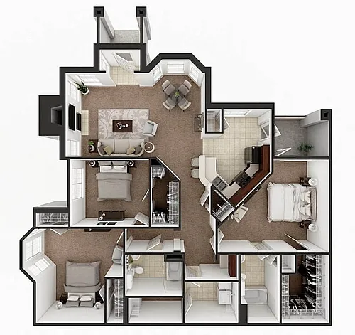 Floor plan Windsor Down