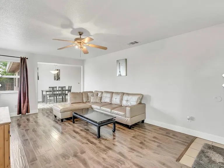 Front room and dining area of 3199 Western Avenue Sacramento, CA 95838