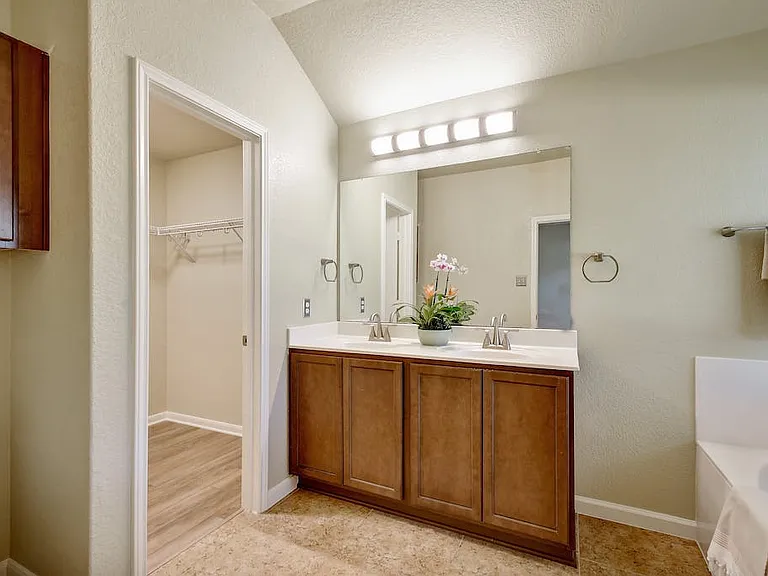 Main Bathroom with Walk In Closet