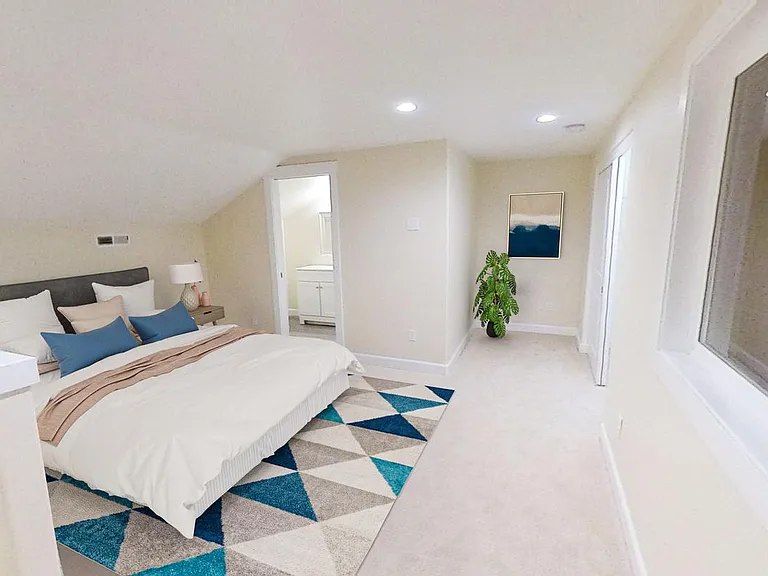 Master Bedroom 6. This image shows a virtually furnished space. Bedrooms come unfurnished.