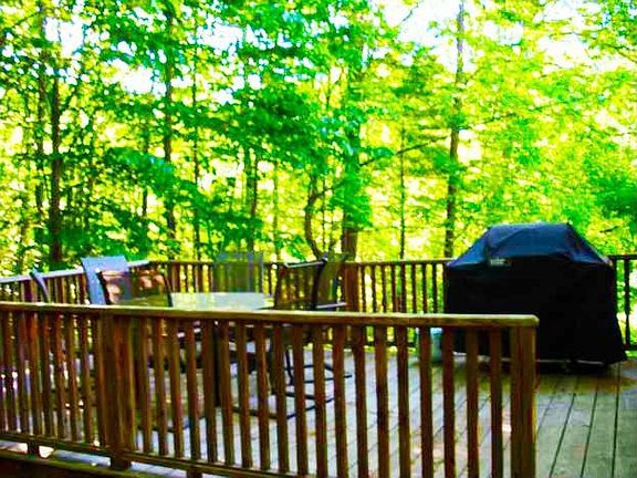 large private deck