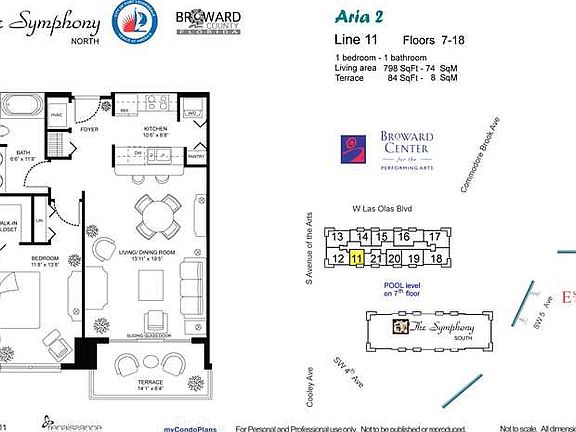 3rd image of 610 W Las Olas Blvd APT 1411N