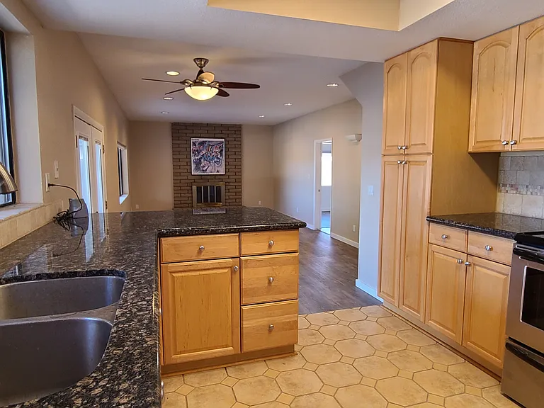 Kitchen open to Familyroom