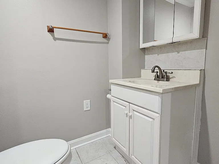 Basement bathroom