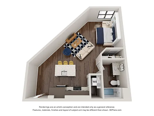 Floor plan Studio C