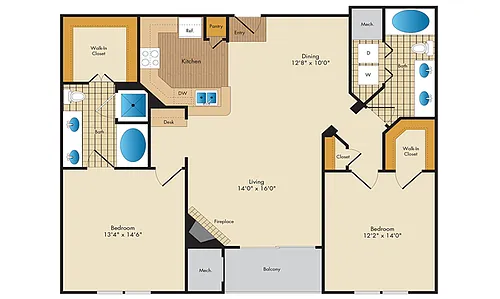 Floor plan B2