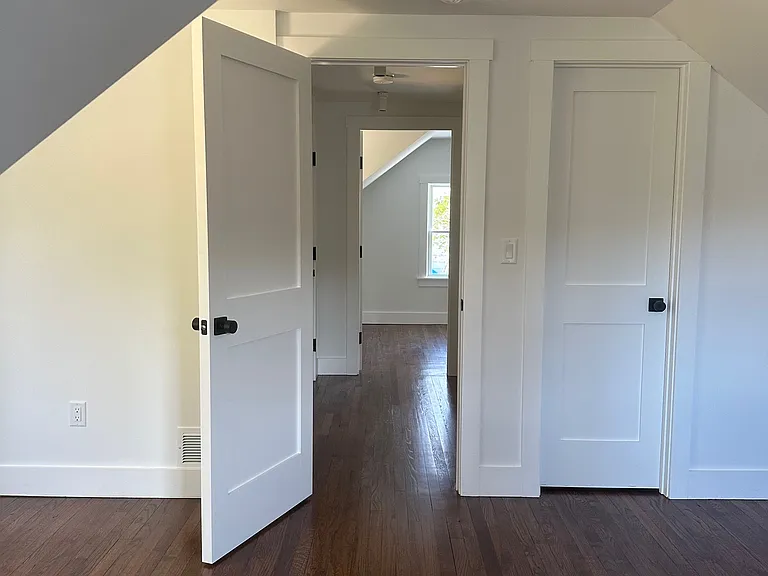 Second floor bedroom with walk in closet.