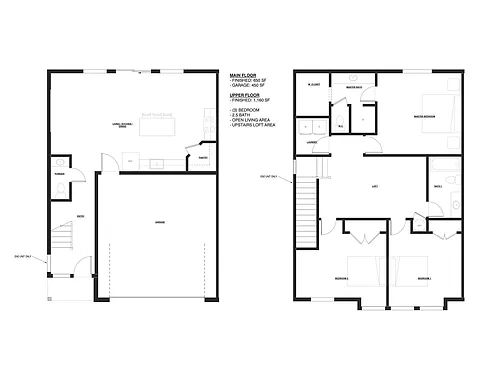 Floor plan Westlake Townhomes