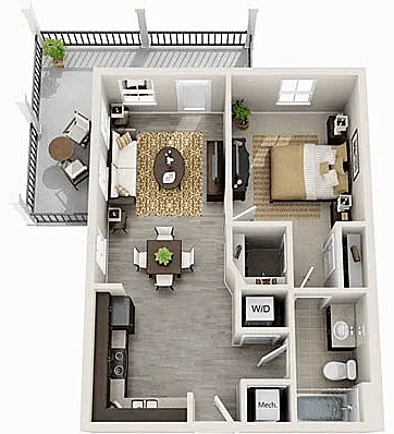 Floor plan A2 - Ellis