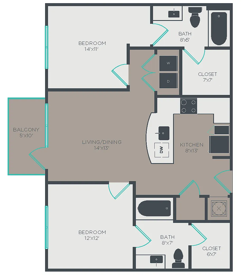 Floor plan B1