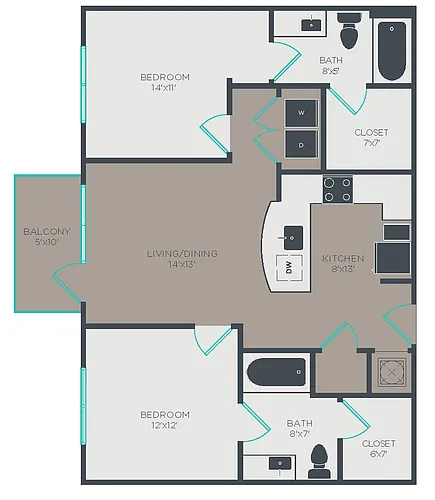 Floor plan B1