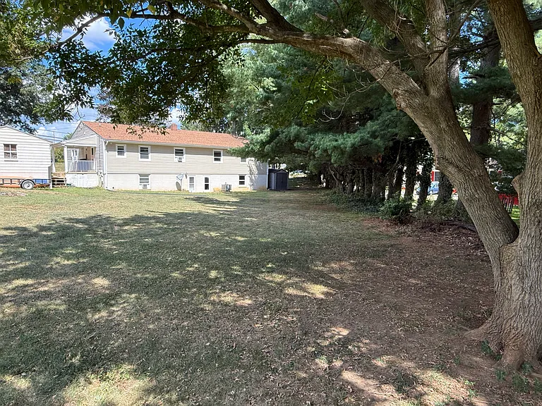 spacious back yard