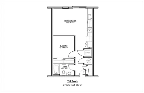 Floor plan The Brody