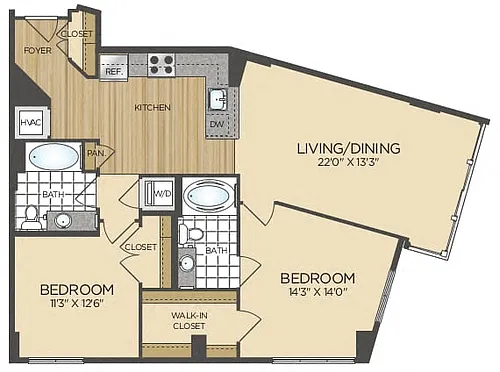 Floor plan 909- B1