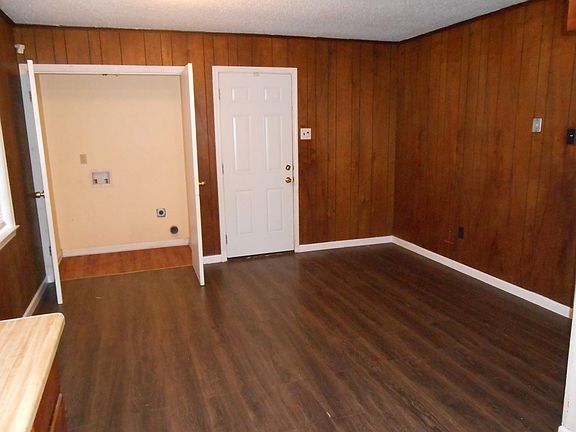 Dining Area with laundry closet in the background.