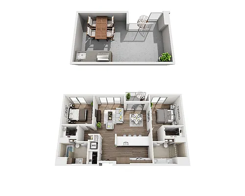Floor plan B2B Penthouse