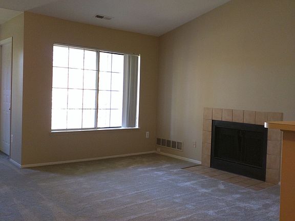 Vaulted Living Room w/ Wood Burning Fireplace