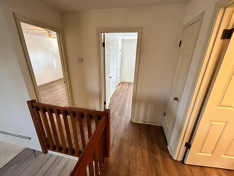 top of stairs